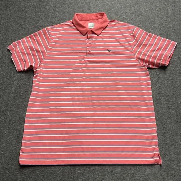 Lot of 2 Callaway Opti Dri Polo Shirt Men's XL Golf Performance Casual - Picture 2 of 14